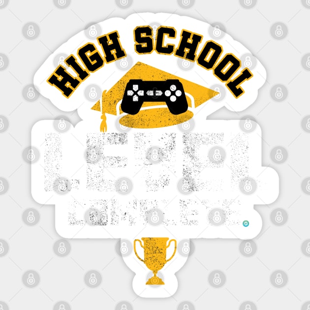 HIGH SCHOOL GRAD: High School Level Complete Sticker by woormle